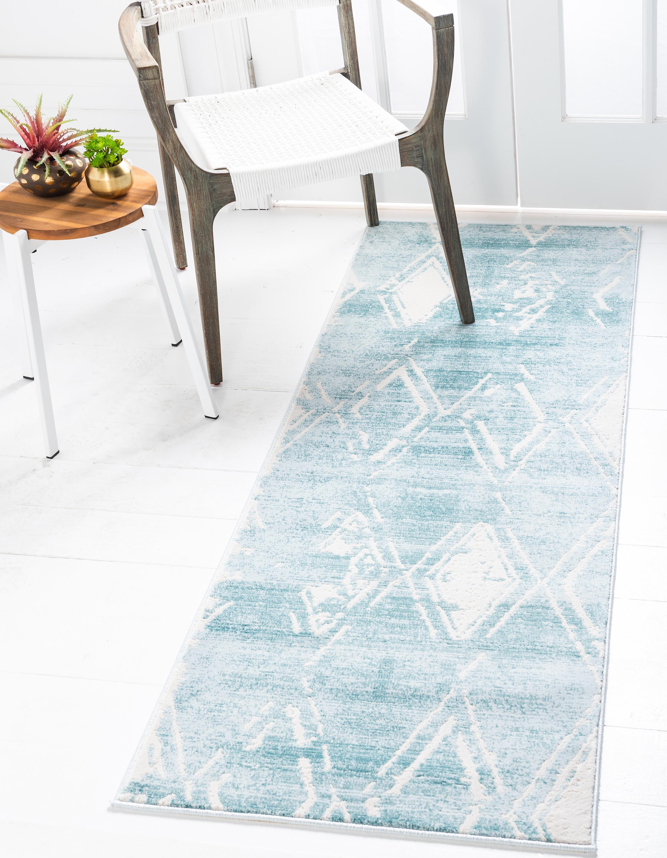 Jakobe - Faded Diamond Pattern Area Rug